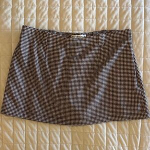 Abercrombie & Fitch Houndstooth Pencil Skort